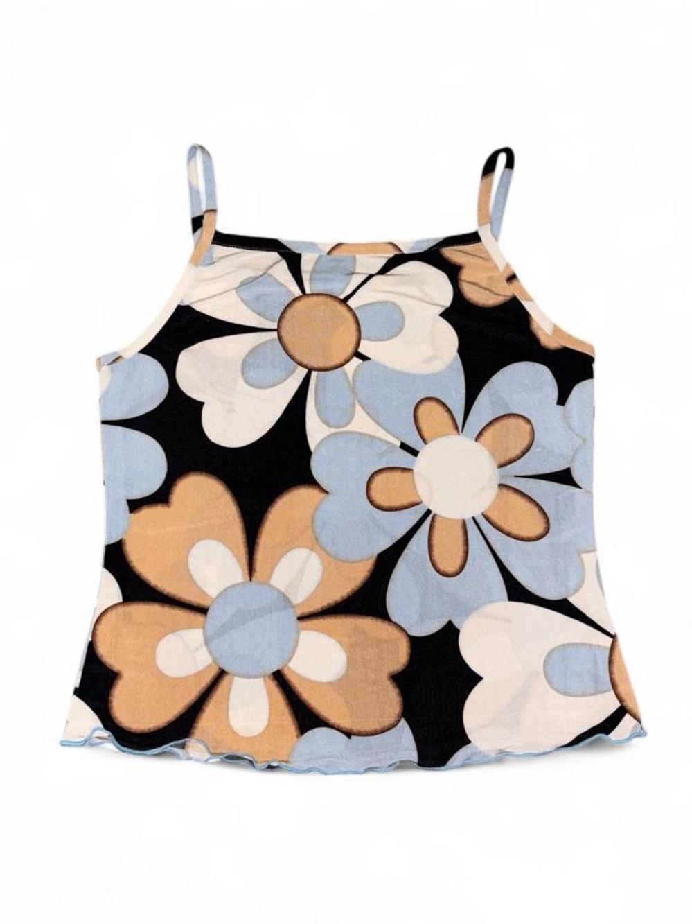 Vintage Floral Print Tank Top